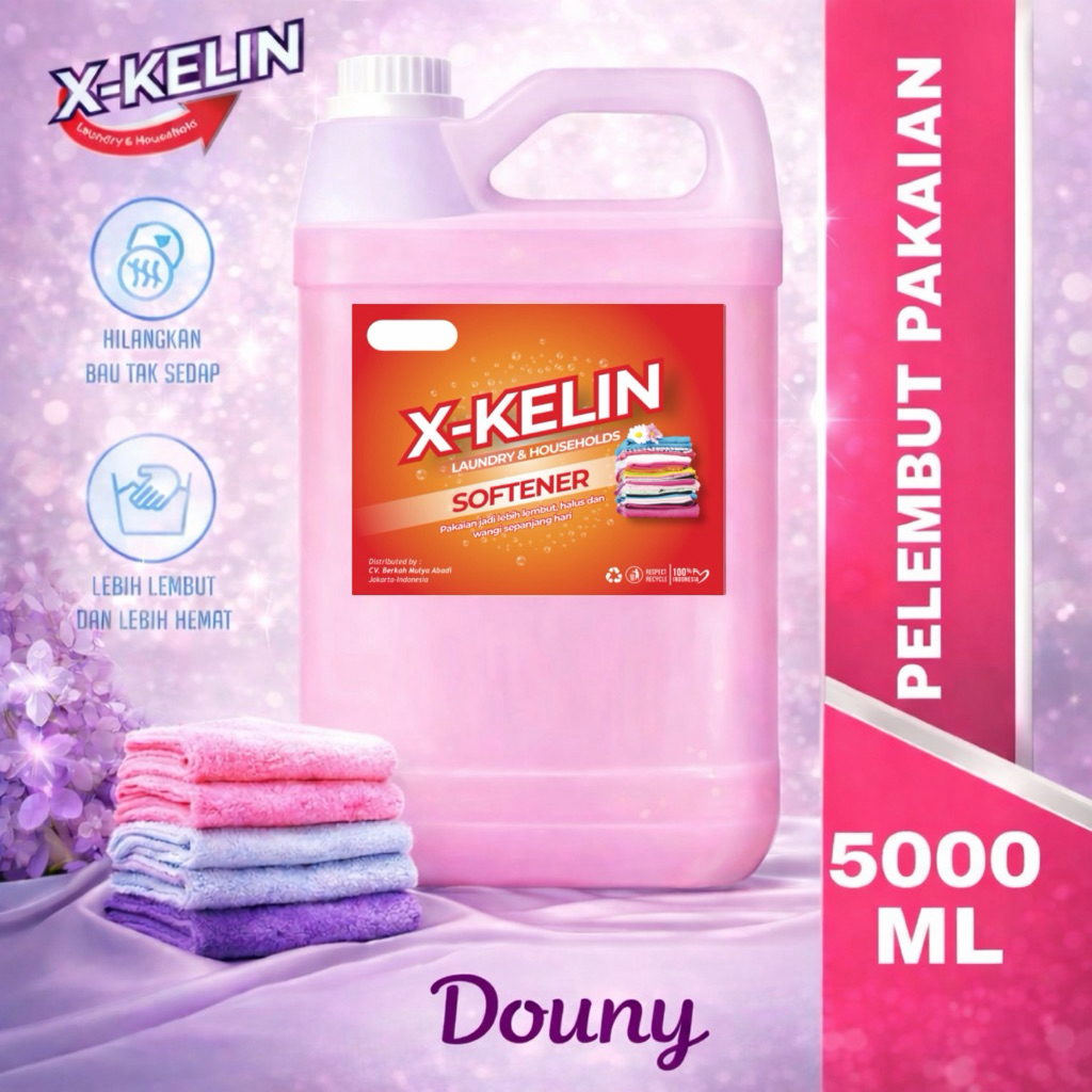 Softener Laundry aroma Dounyy 5 liter X-Kelin