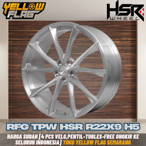 HSR Velg Racing Mobil Forged Ring 22 Full Brush Cocok Buat Mobil CRV, Aphard dll Velg Mobil R22
