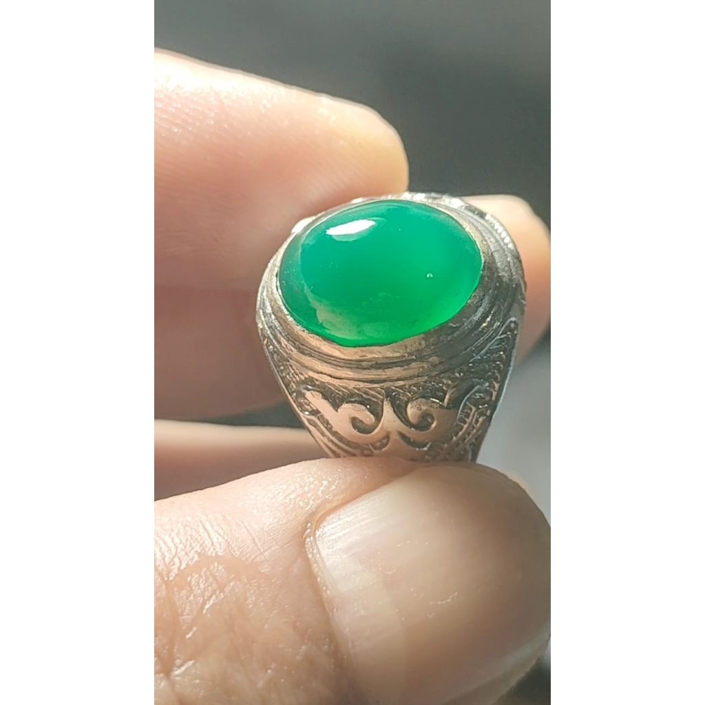 Hijau garut natural serat kayu kristal