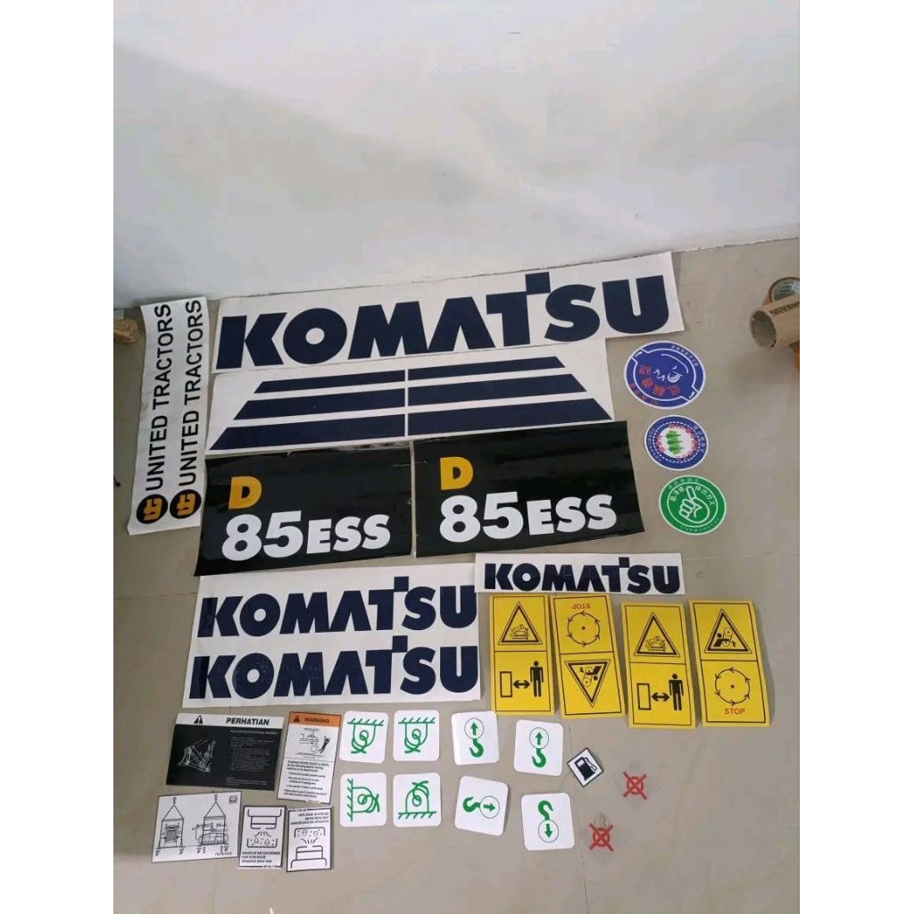 Sticker Dozer Komatsu D85ESS STIKER ALAT BERAT