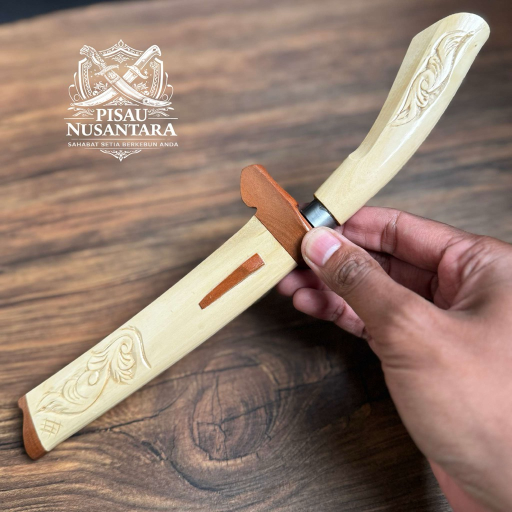 Pisau Laduk Mini bilah baja tebal tajam tahan karat