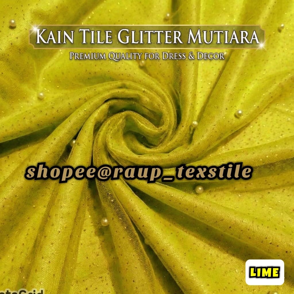 Kain TILE GLITTER MUTIARA / Kain Tile Mutiara Glitter Elegan
