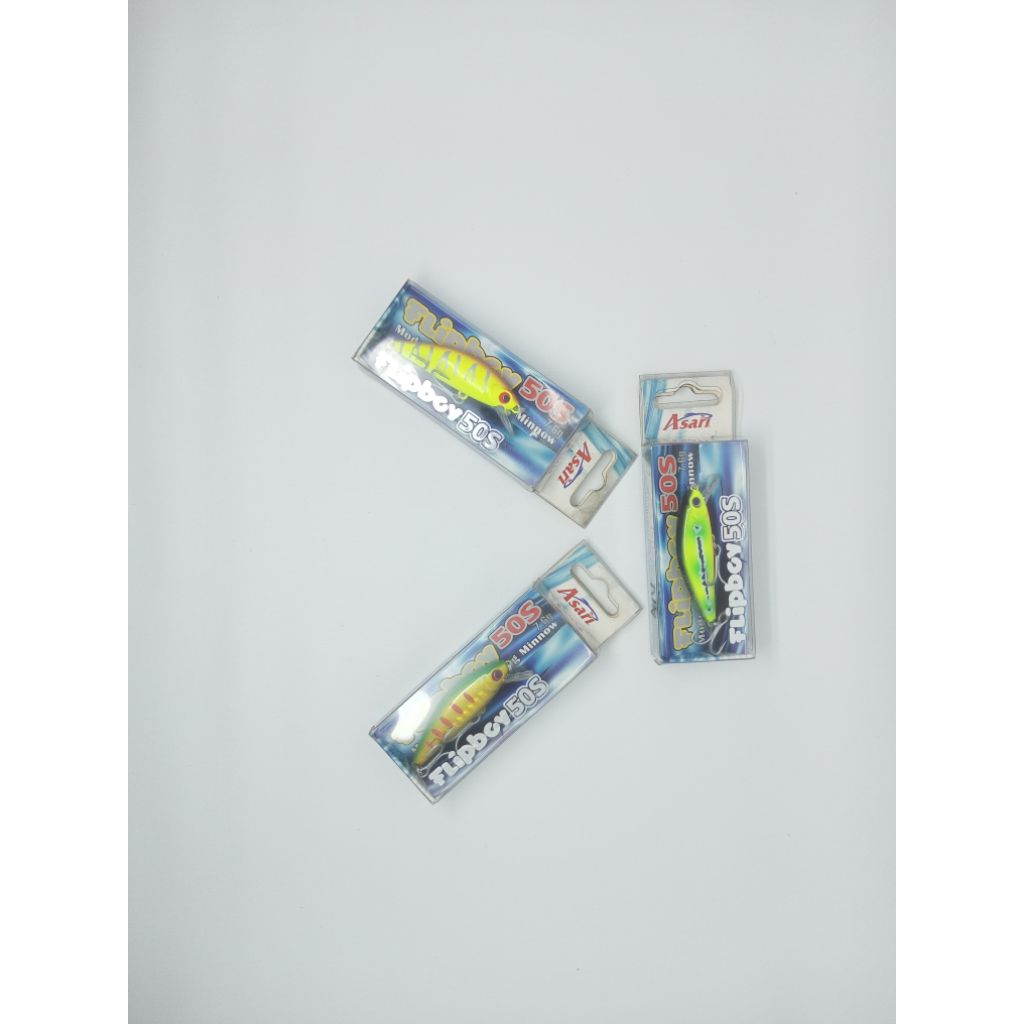 UMPAN MAINAN MINNOW FLIPBOY 50S ASARI