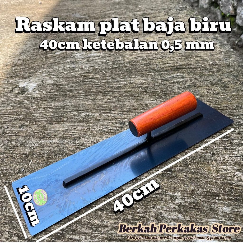 raskam plat baja biru/ raskam acian full penahan 40cm