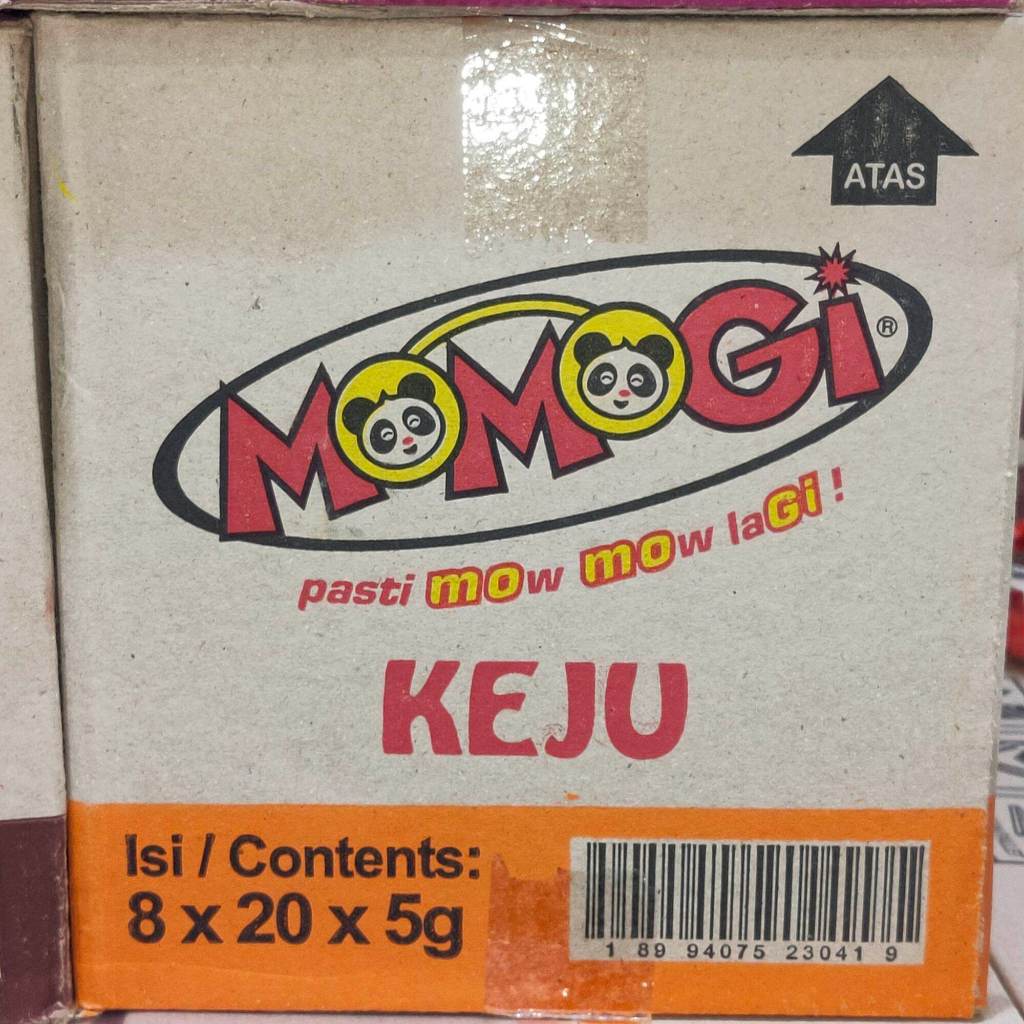 momogi 20 buah @5gram - 1 karton isi 8 box