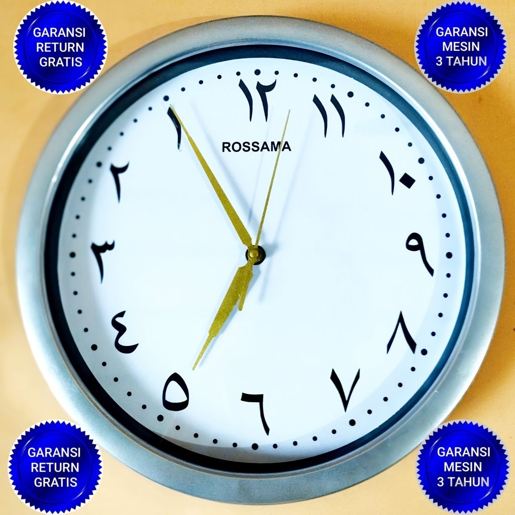 JAM DINDING ROSSAMA 108 A // JAM DINDING BESAR // JAM DINDING ARAB // JAM DINDING ARABIC  // JAM DIN