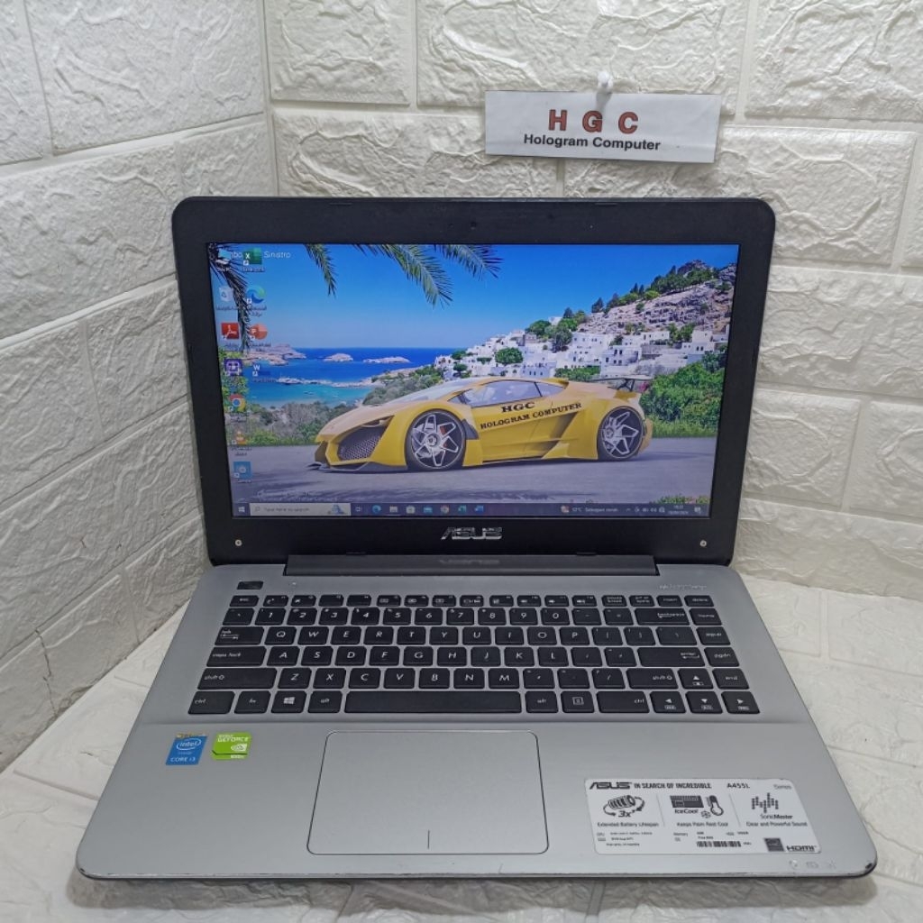 Asus Gaming Core i3 Gen 4 Ram 8 Gb Nvidia  SSD 128 GB Sepesial Gaming Dan Desain