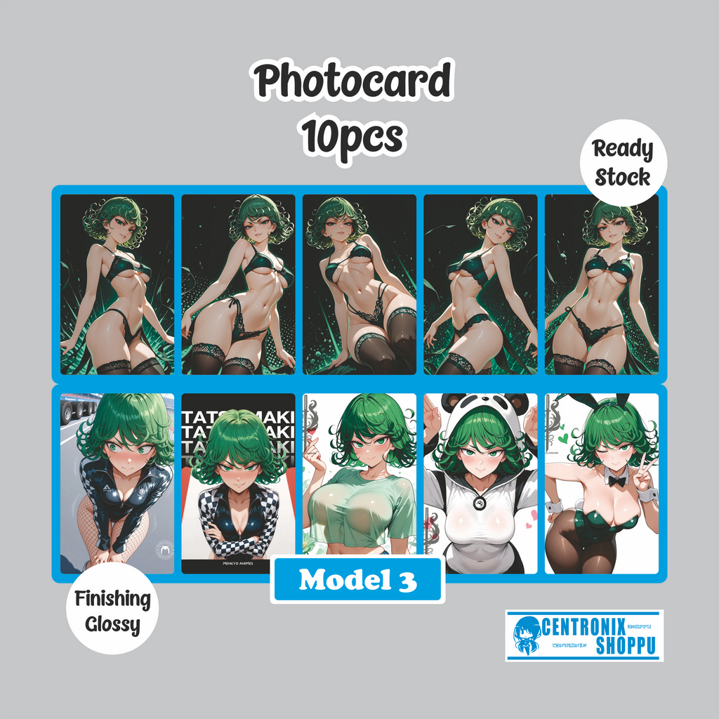 PHOTOCARD Tatsumaki One Punch Man - Photocard / tatsumaki  OPM - 10pcs (Laminasi)