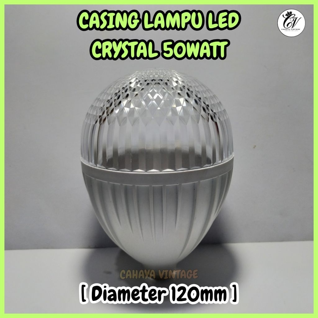 CASING LAMPU LED CRYSTAL 50 WATT / HOUSING LAMPU LED