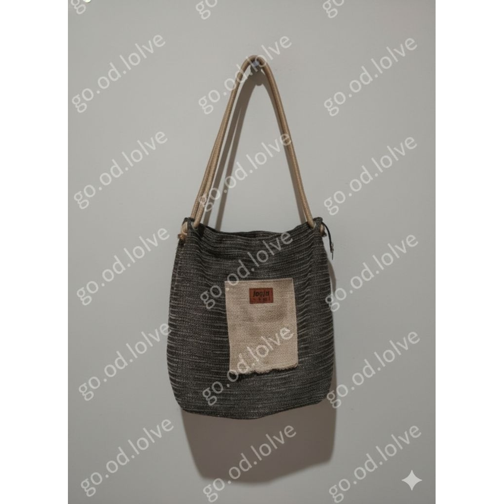 (prelove/second/bekas) Tote Bag Jogja Bahan Rajut Dowa