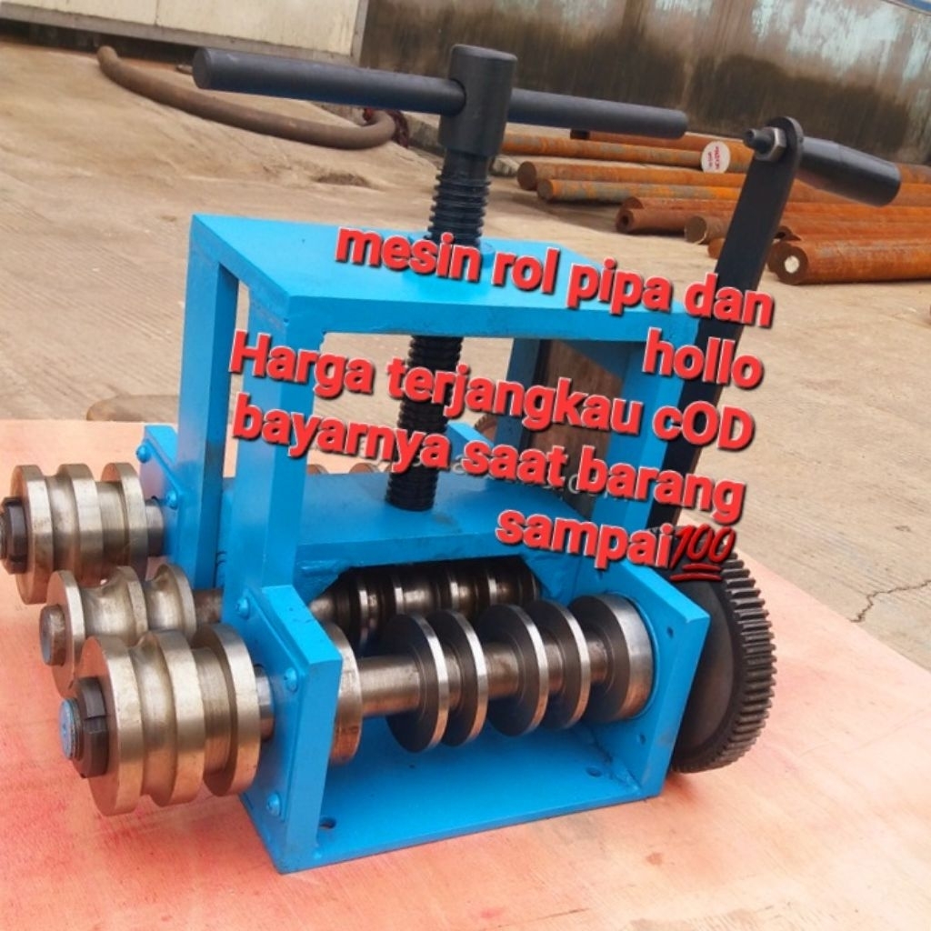 rol pipa dan hollow bending pipa di lengkapi matras pipa dan hollow