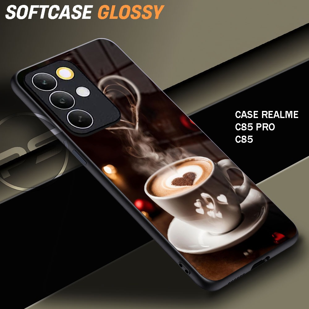 PS09 Softcase Glass Glossy Realme C85 Pro Terbaru 2025 Case Realme C85 - Realme C85 Pro - Casing Han