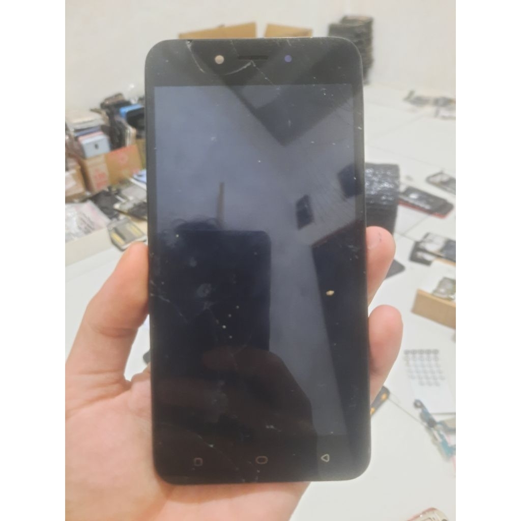 FRAME TULANG TENGAH TATAKAN LCD OPPO A71 ORIGINAL COPOTAN NORMAL