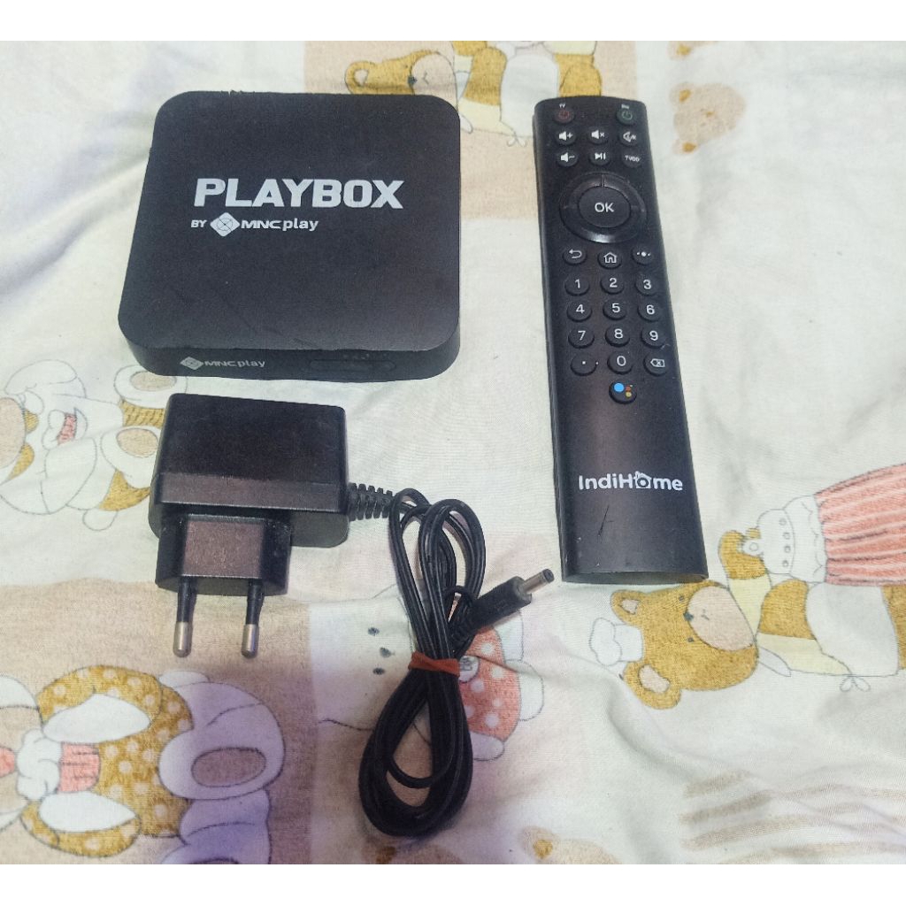 STB MNC PLAYBOX Root Full Aplikasi Second Normal Minus Casing Baret+Tombol Power Lepas (Komplit+Remo