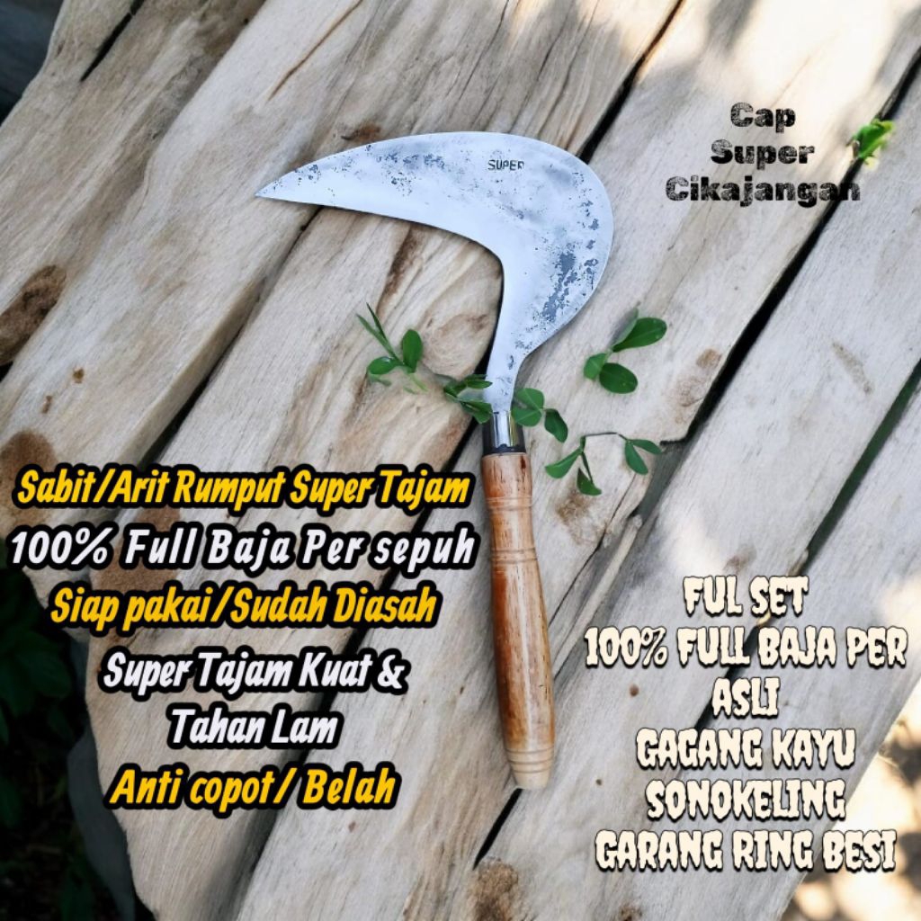 Arit/Sabit Rumput Baja per sipuh Berkualitas Cap Super Cikajang