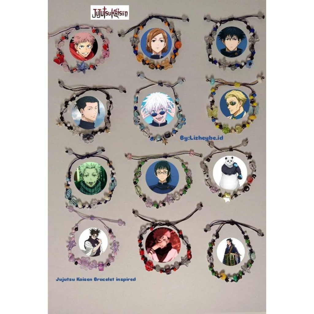 [Lizheybe.id] JUJUTSU KAISEN Bracelet Inspired
