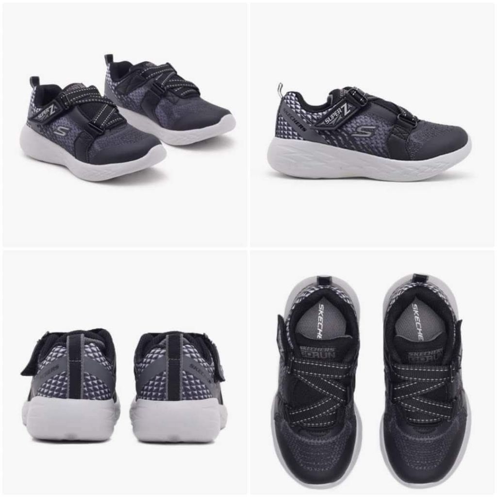 Skechers Gorun 600 Tuxto Black Charchoal Boys Sneakers Shoes SKE97854N/BKCC