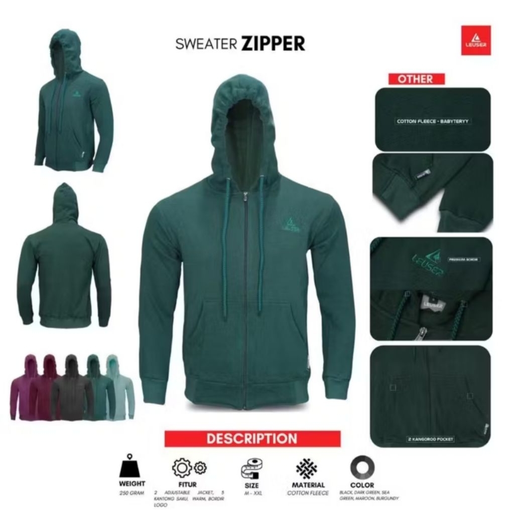 JAKET OUTDOOR / SWEATER ZEEPER LEUSER