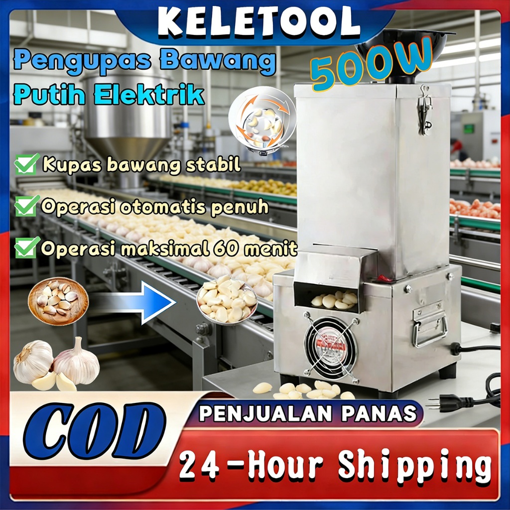 Kupas Bawang Mesin Kupas Bawang Pembersih Kulit Bawang Alat Pengupas Bawang putih otomatis penuh Put
