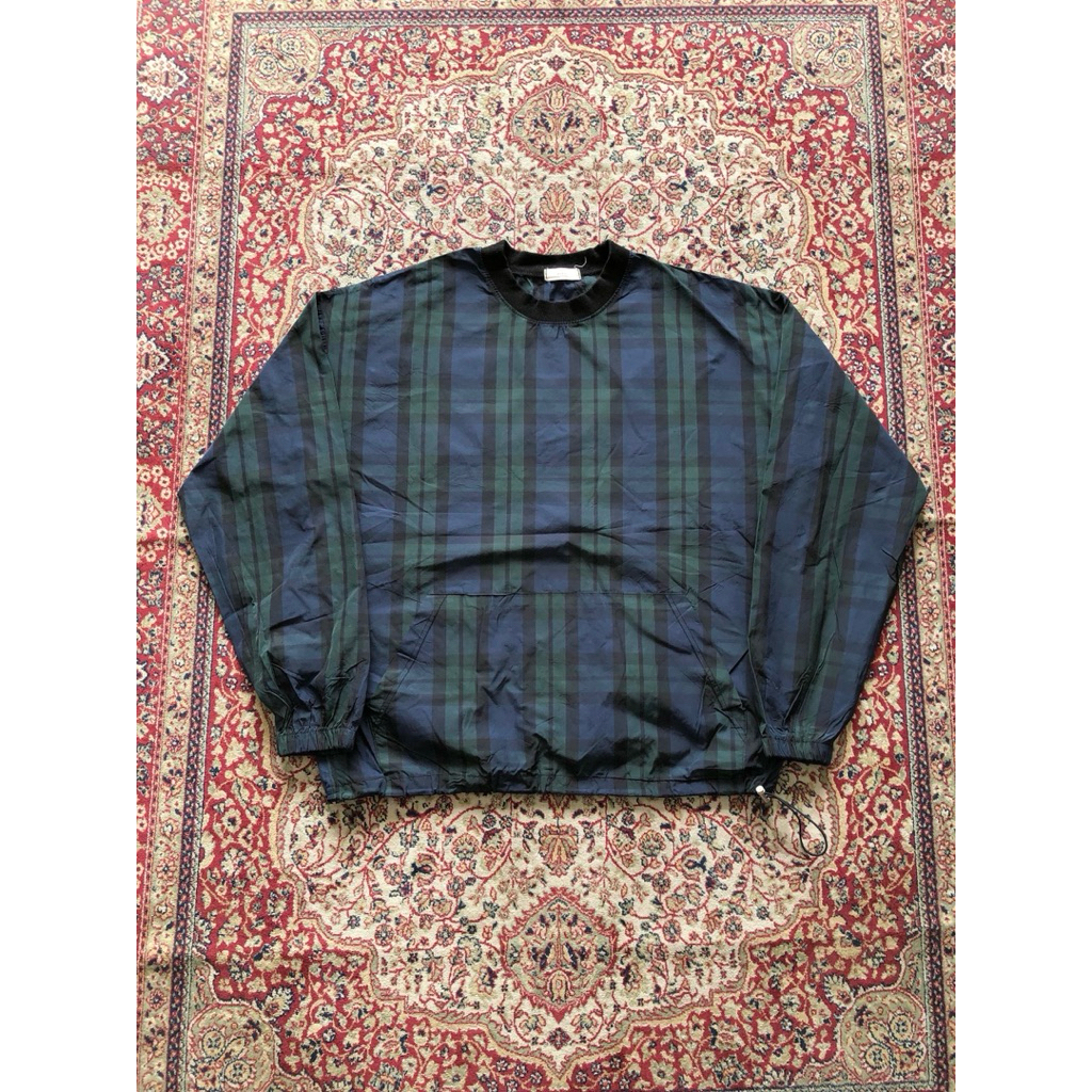 Ader plaid flannel pullover drawstring jacket Vibtage flannel veterano H835