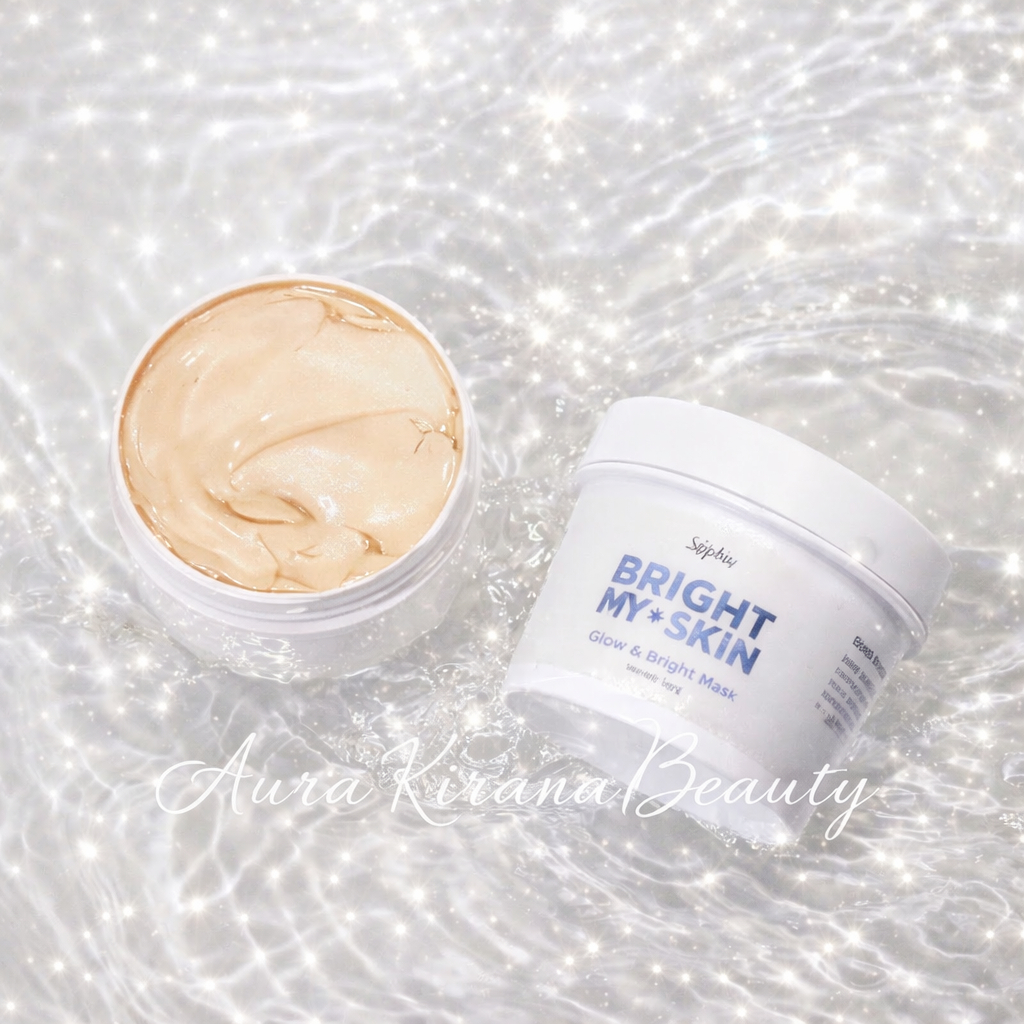 Jejuby Bright My Skin Gluta Rice Milk Mask 100g Brightening AuraKiranaBeauty