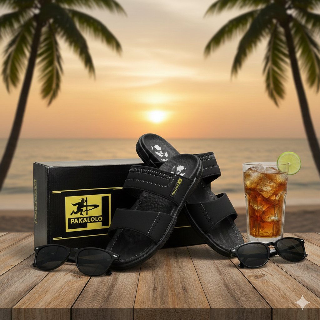 Sandal Pria Pakalolo Original / Sandal Selop Kulit Cowok / Sendal Pakalolo