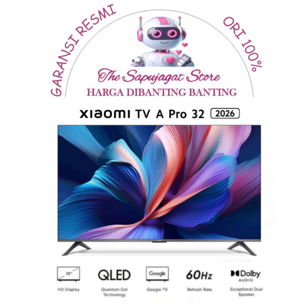 Xiaomi Mi TV A Pro 32Inch 2026 New Garansi Resmi Promo Bandung