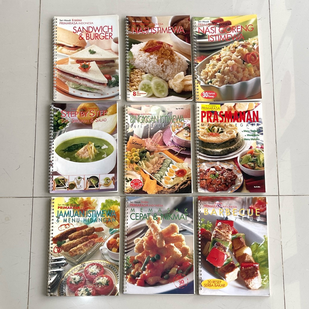 Buku SERI MASAK FEMINA PRIMARASA INDONESIA ORIGINAL