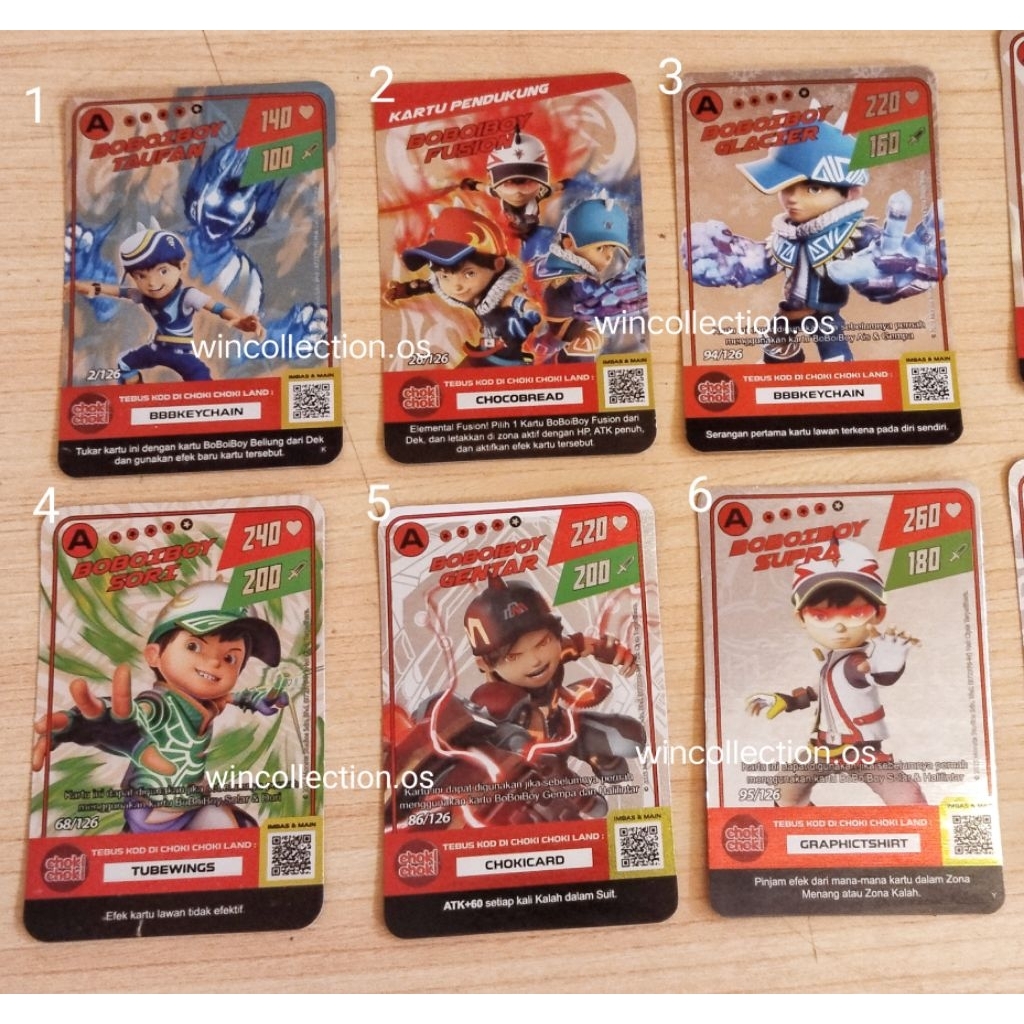 Kartu BoBoiBoy Galaxy Special Edition boboiboy card mainan kartu boboiboy trading card