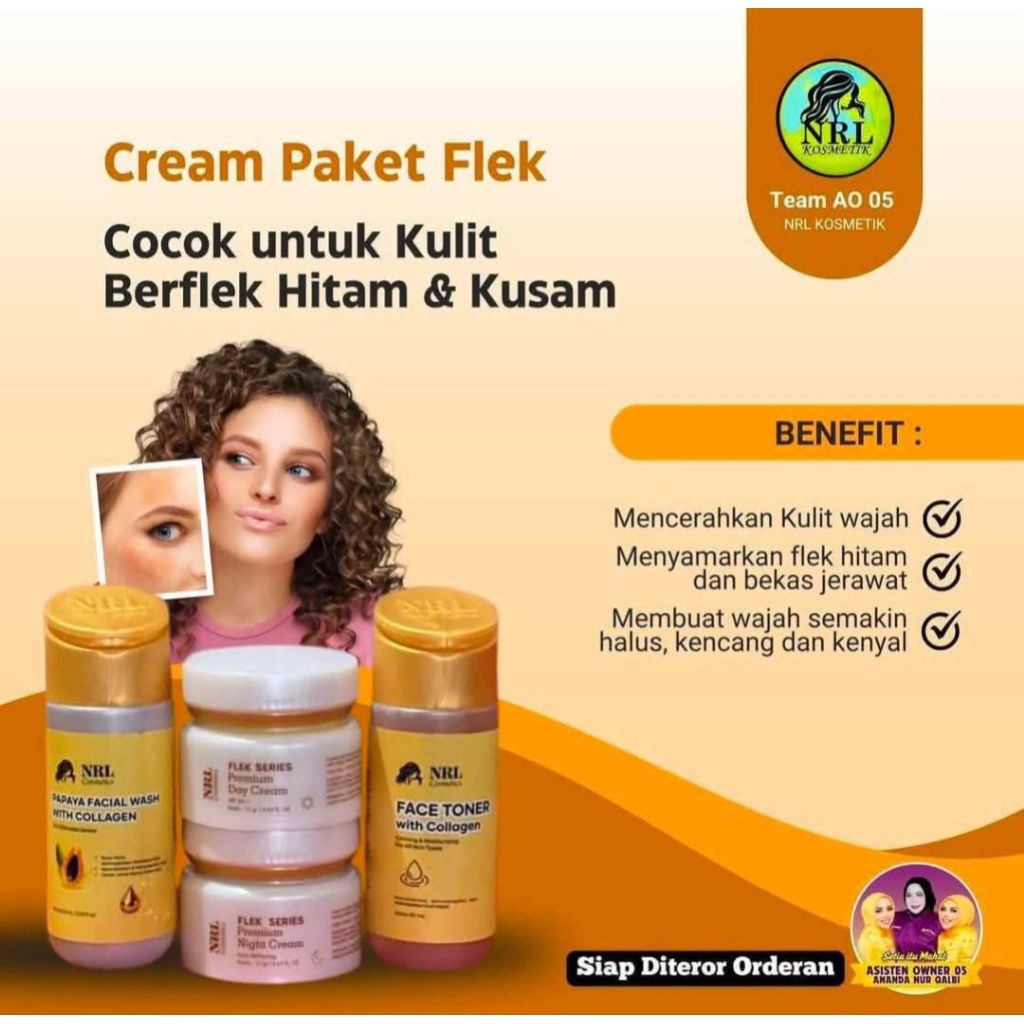CREAM NRL FLEK ORI