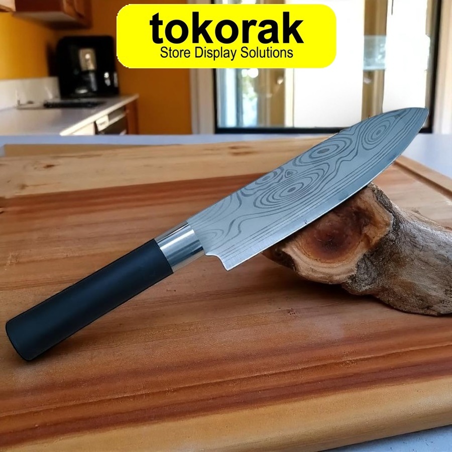 CHEFCO PISAU DAPUR DAMASCUS STAINLESS STEEL PISAU DAGING