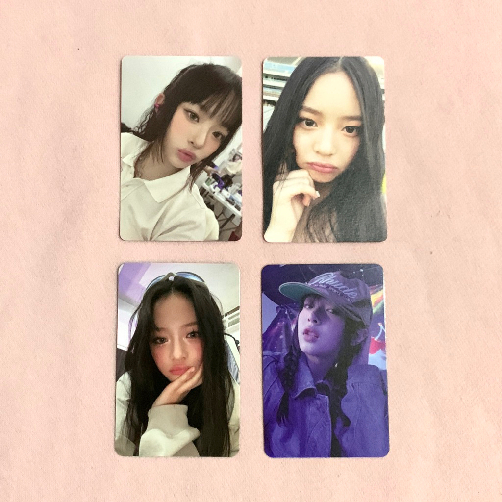 [OFFICIAL] HANNI NEWJEANS PHOTOCARD NWJNS  NJS PHOTO CARD MIRROR SELFIE POCA PC SELCA SELF CAMERA SU