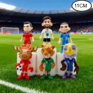 Action Figure World Cup Mascots set 6pcs