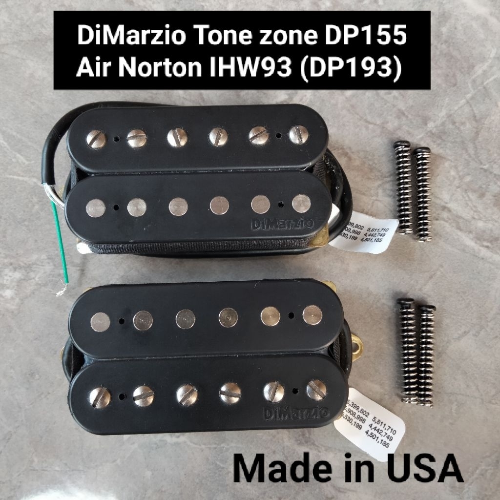 Dimarzio tone zone / dimarzio dp155  Dimarzio air norton / dimarzio Dp193