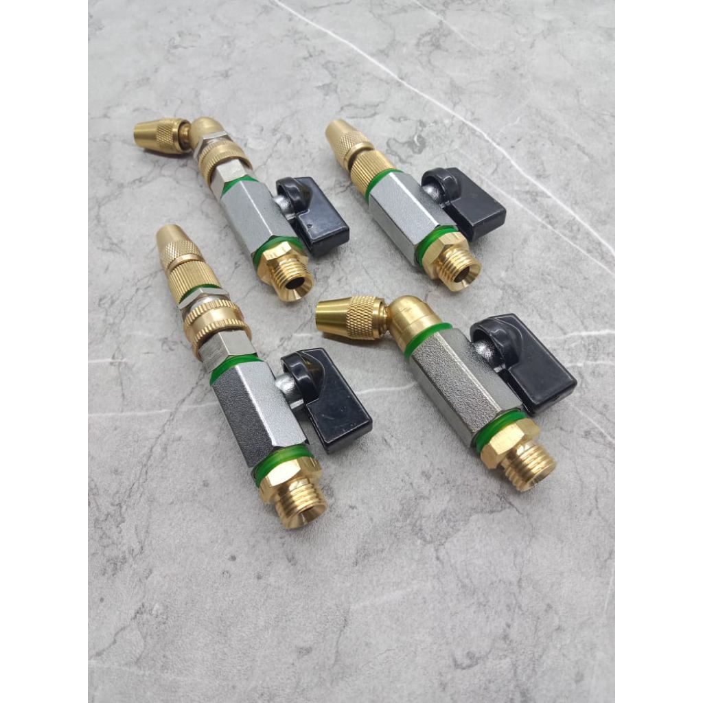 M14 Kran putih nozzle ac jet cleaner kuningan cuci ac