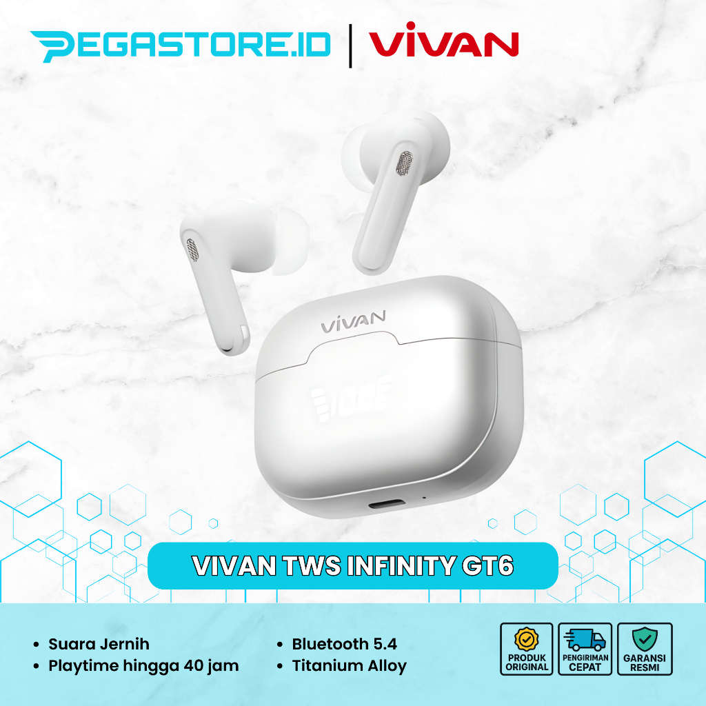 Vivan Infinity GT6 TWS Green GT6 TWS White