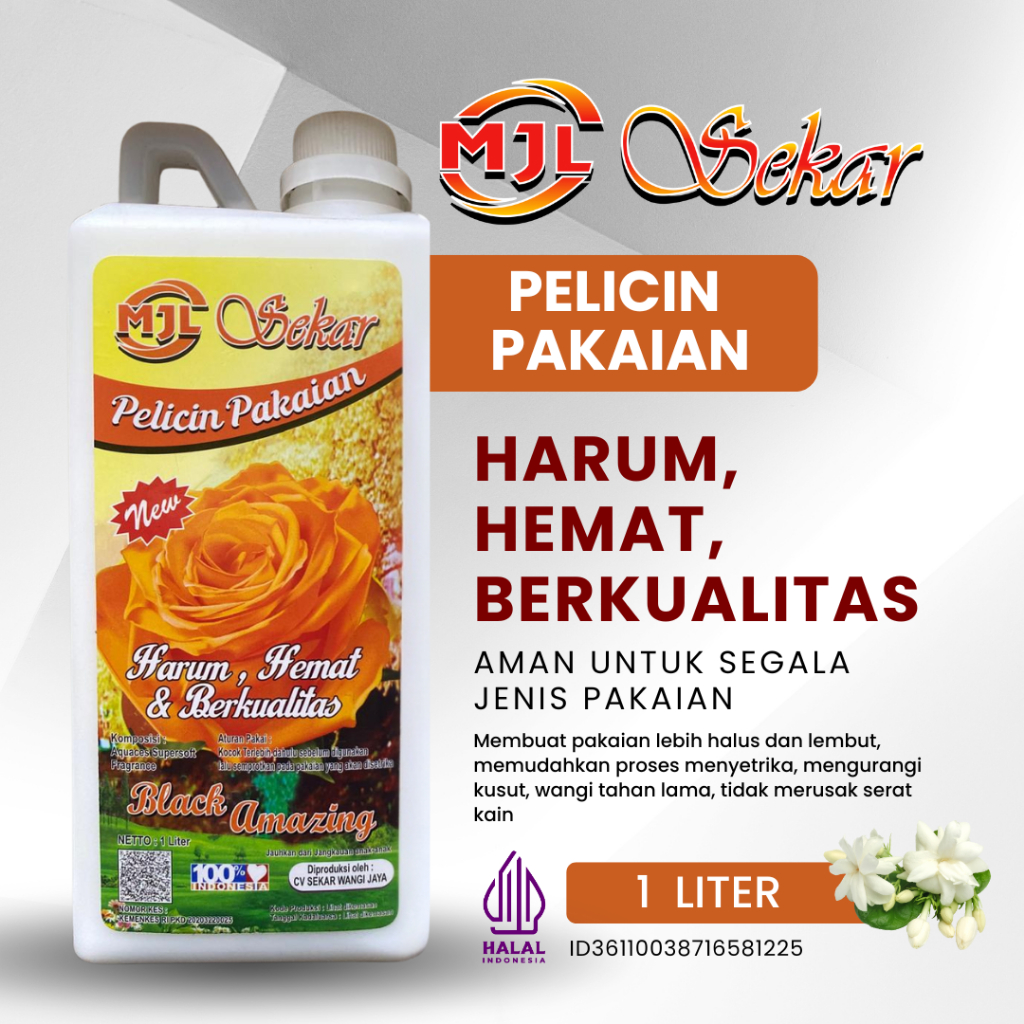 MJL Sekar Pelicin Pakaian 1L (Liter)