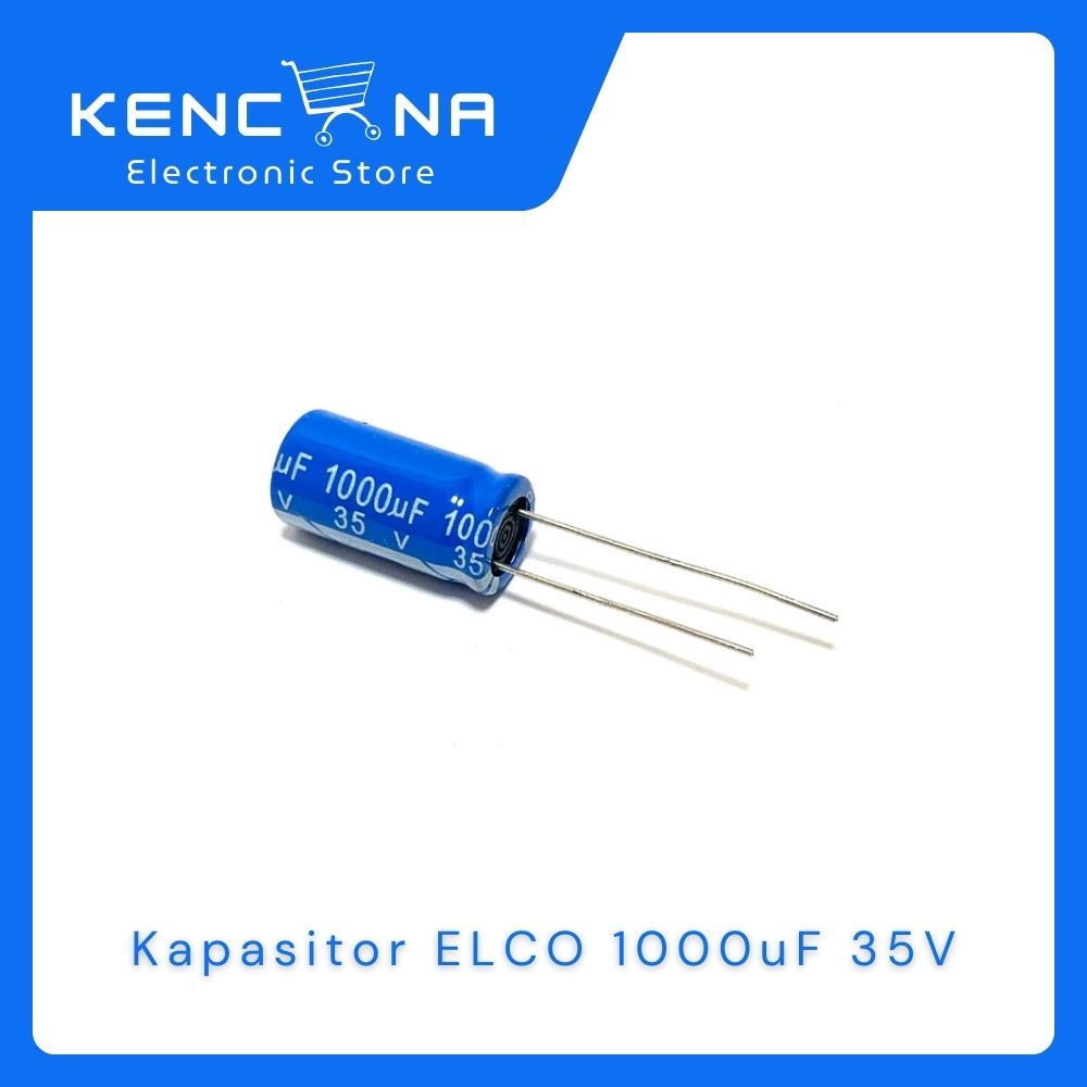 ELCO Capacitor ELKO Kapasitor 1000UF 35V 1000UF/35V 1000UF 35V