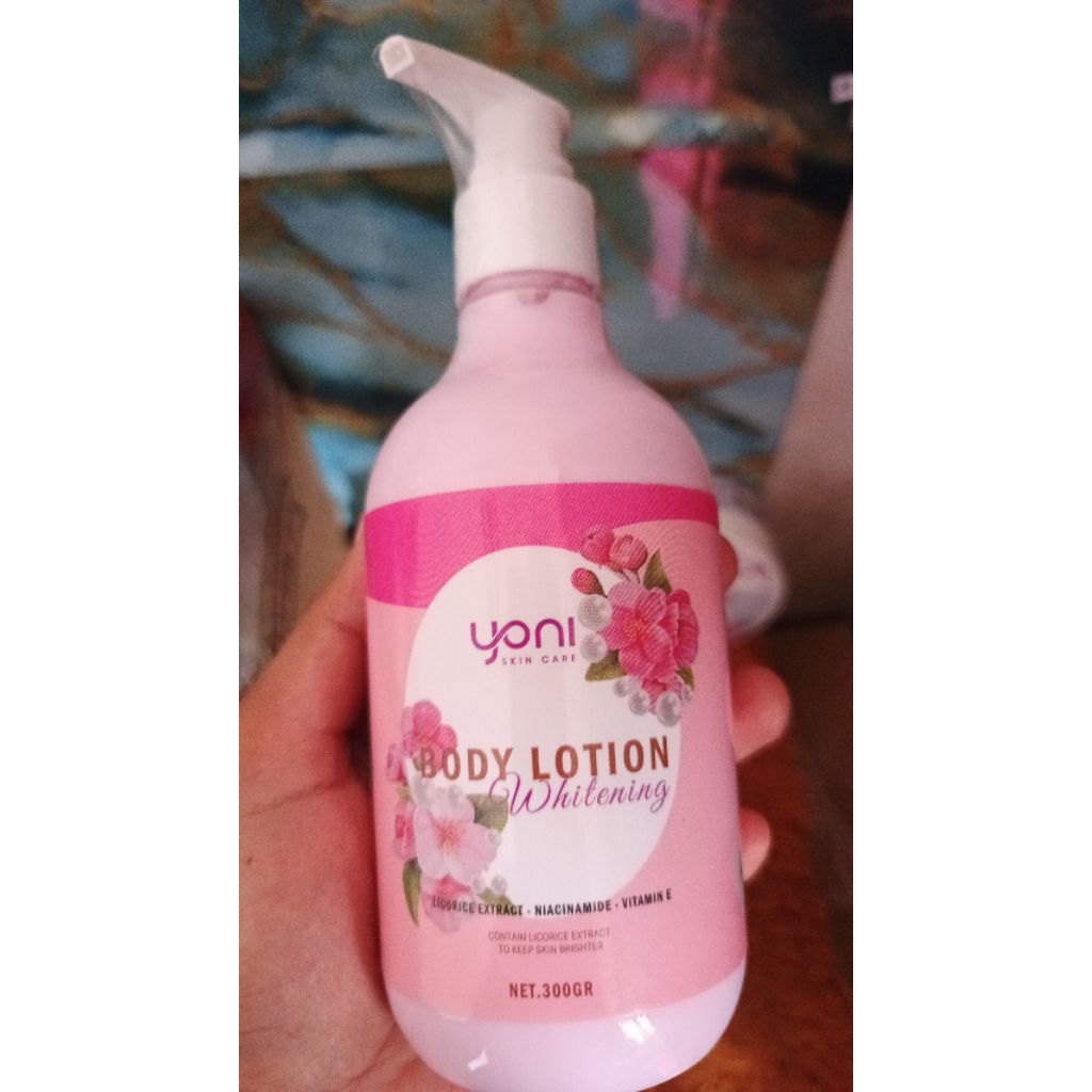 body lotion yoniskincare pink