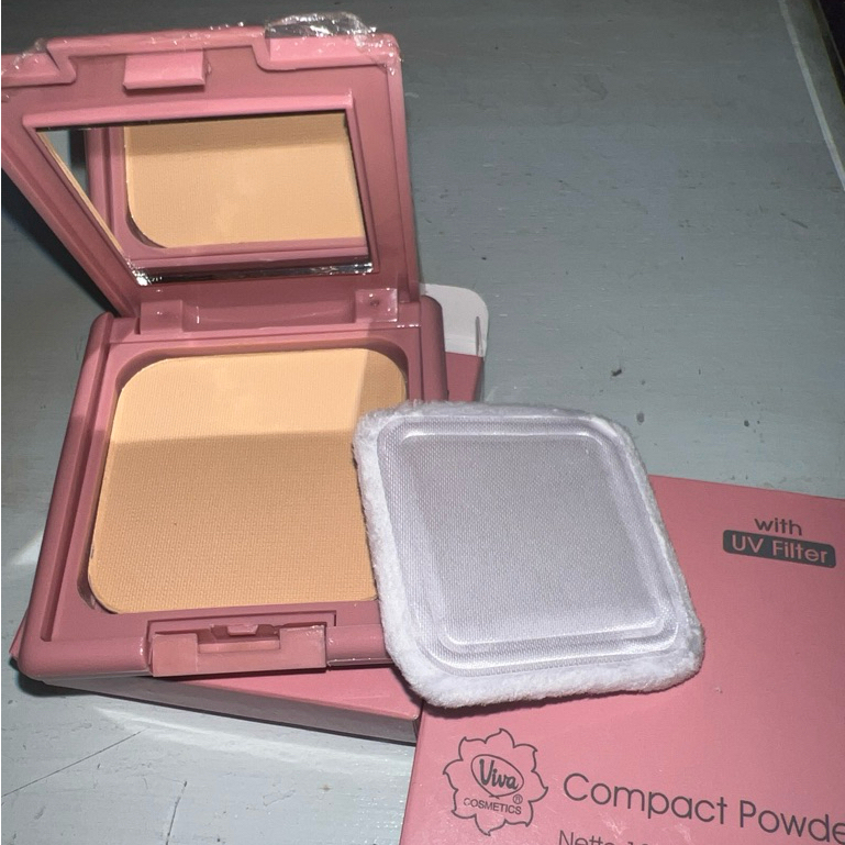VIVA COMPACT POWDER PINK UV FILTER*