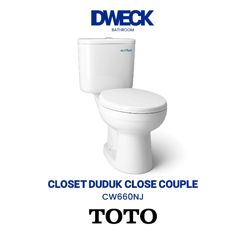 DWECK - TOTO Toilet Kloset Duduk Closet Duduk WC Duduk CW660NJ