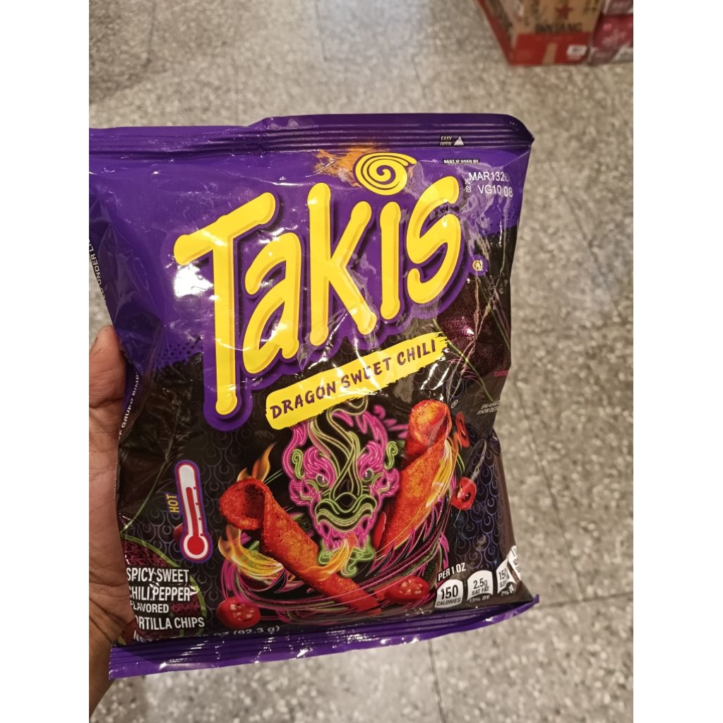 takis dragon sweet chilli 92.3gr snack