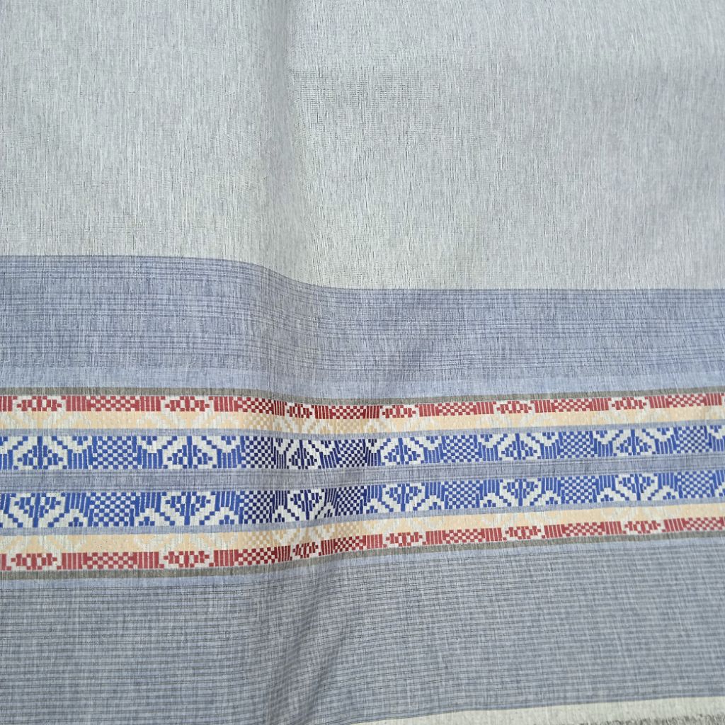 BAHAN KOKO KEMEJA KAIN KATUN LINEN ITALY IMPORT MOTIF PINGGIRAN BAWAH