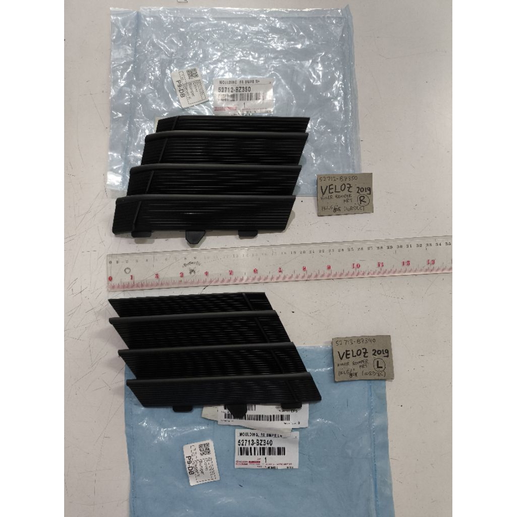 Tutup kover cover grill bemper bumper depan derek kanan kiri Toyota Grand New Avanza Veloz tahun 201