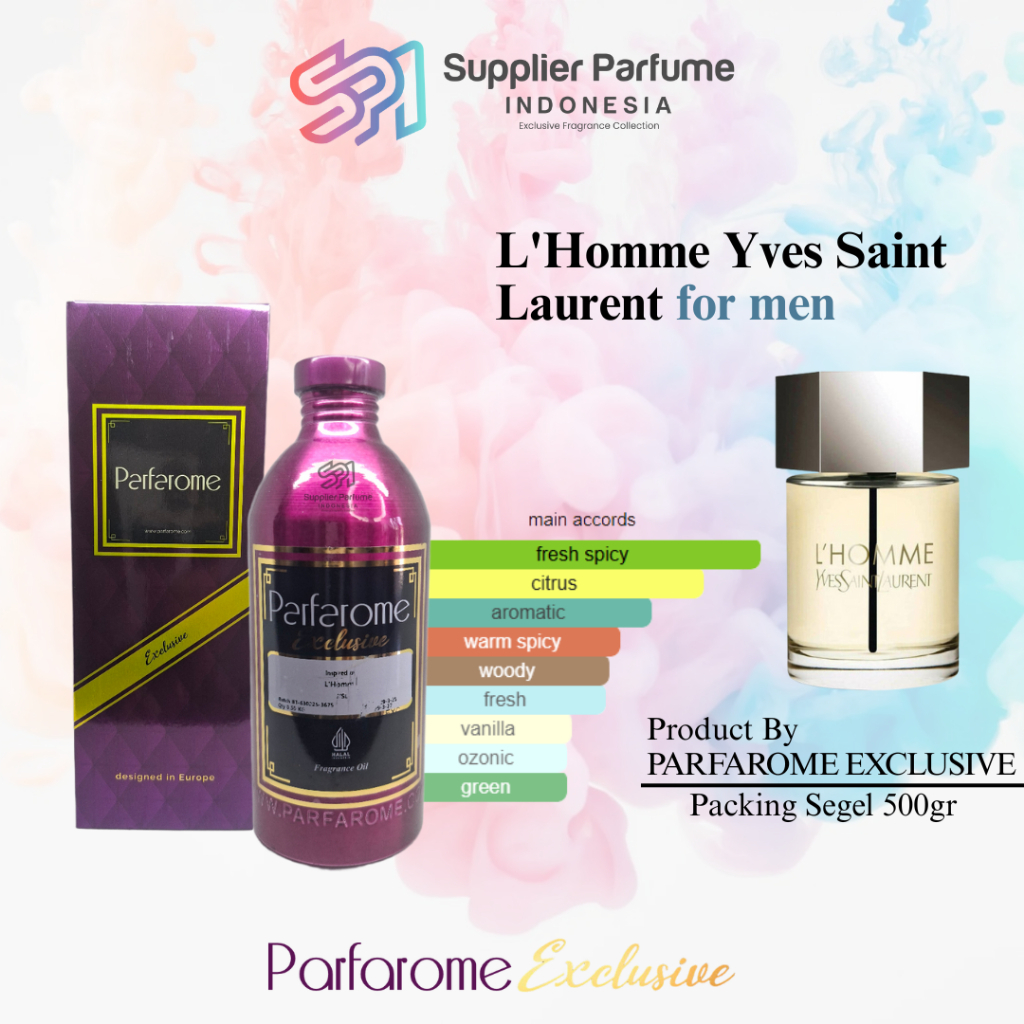L'HOMME FOR MEN Product By PARFAROME EXCLUSIVE Segel 500gr