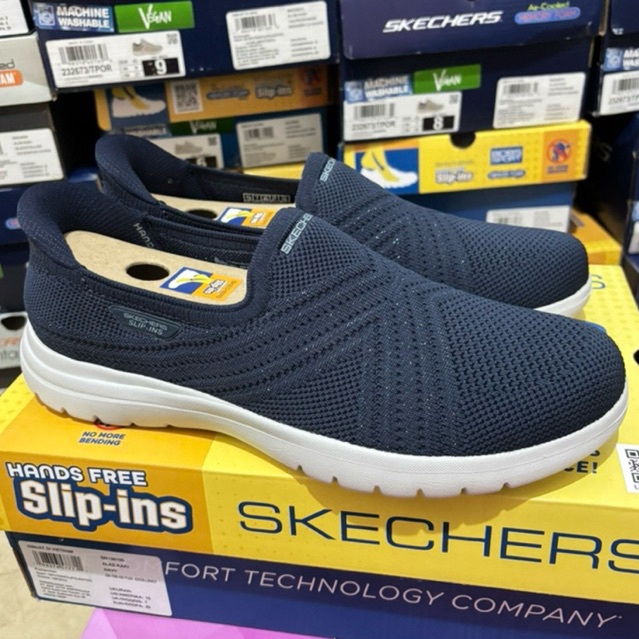 Sepatu Skechers Navy Original