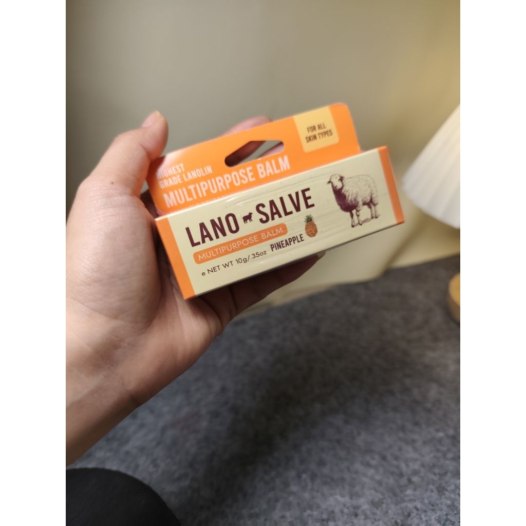 Buttered Lanosalve Balm Multipurpose 10g dengan Lanolin & Vitamin E untuk Melembapkan dan Menenangka