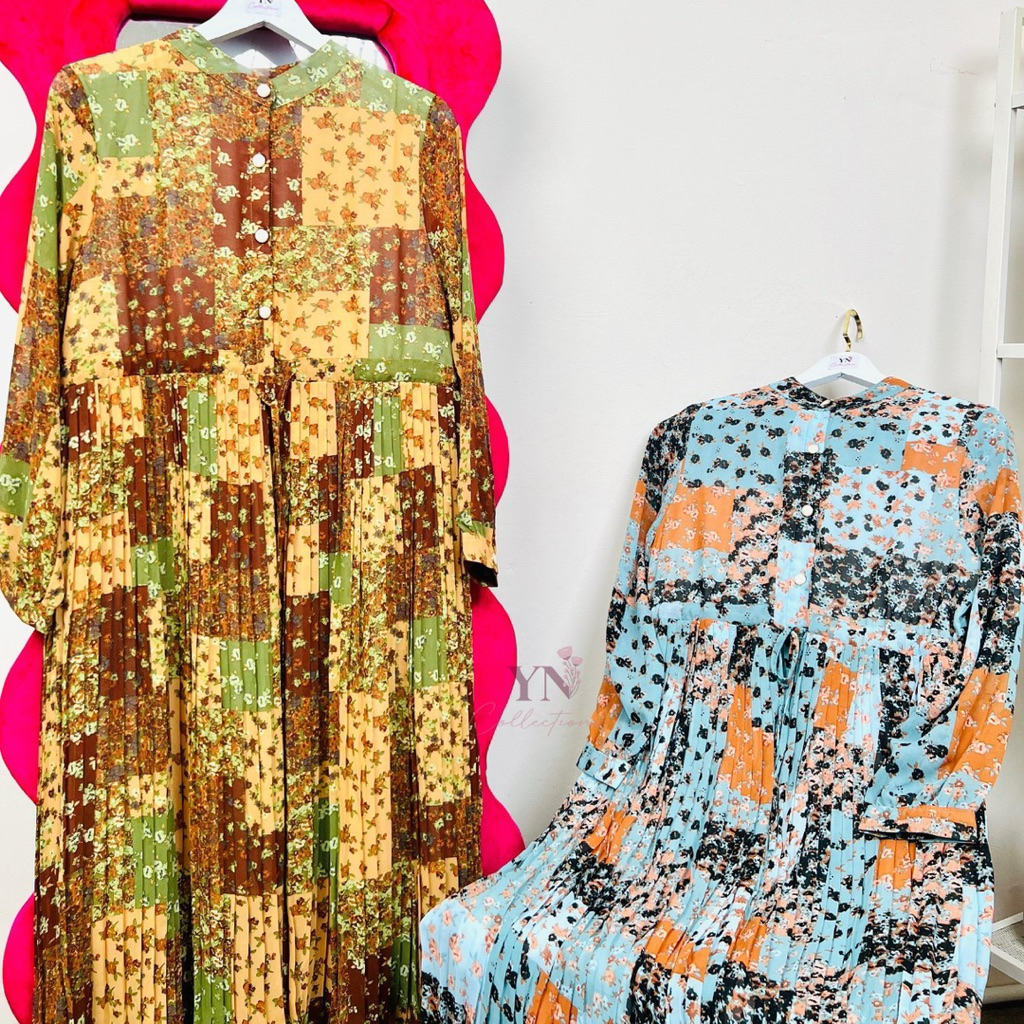 YN - Dress Wanita Premium Ceruty Babydoll | Gamis Midi Wanita