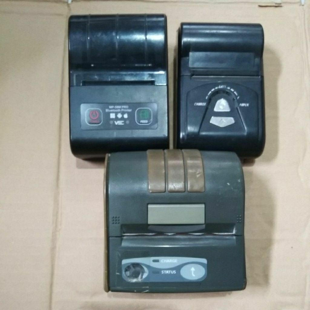 PRINTER THERMAL BLUETOOTH  BEKAS BAHAN KONDISI GEMBLING ANGGAP OFF BORONGAN