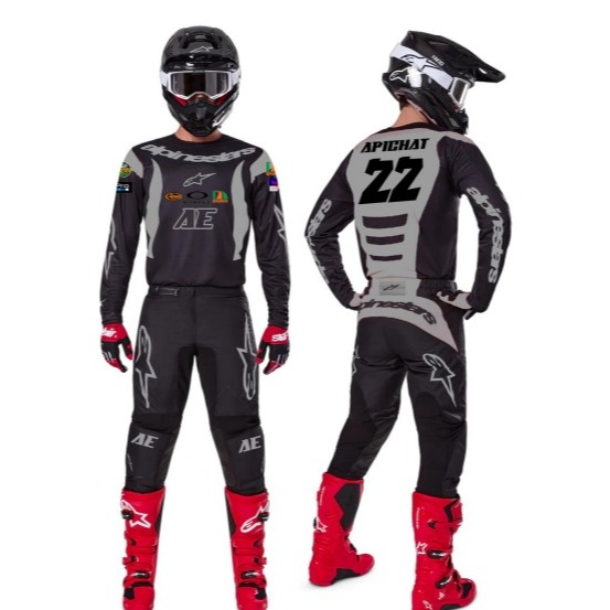 JERSEY SET JERSET BAJU  BALAP RACING MOTOCROSS TRAIL ADVENTURE ROAD BIKE CUSTOM DESIGN
